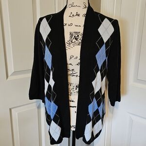 New York & Company - NY&Co - Argyle Cardigan Sweater